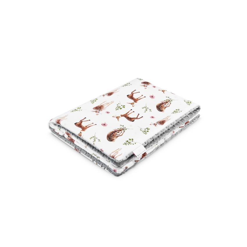 Maylily - Decke Luxe Fawn Silver Grey gefüttert