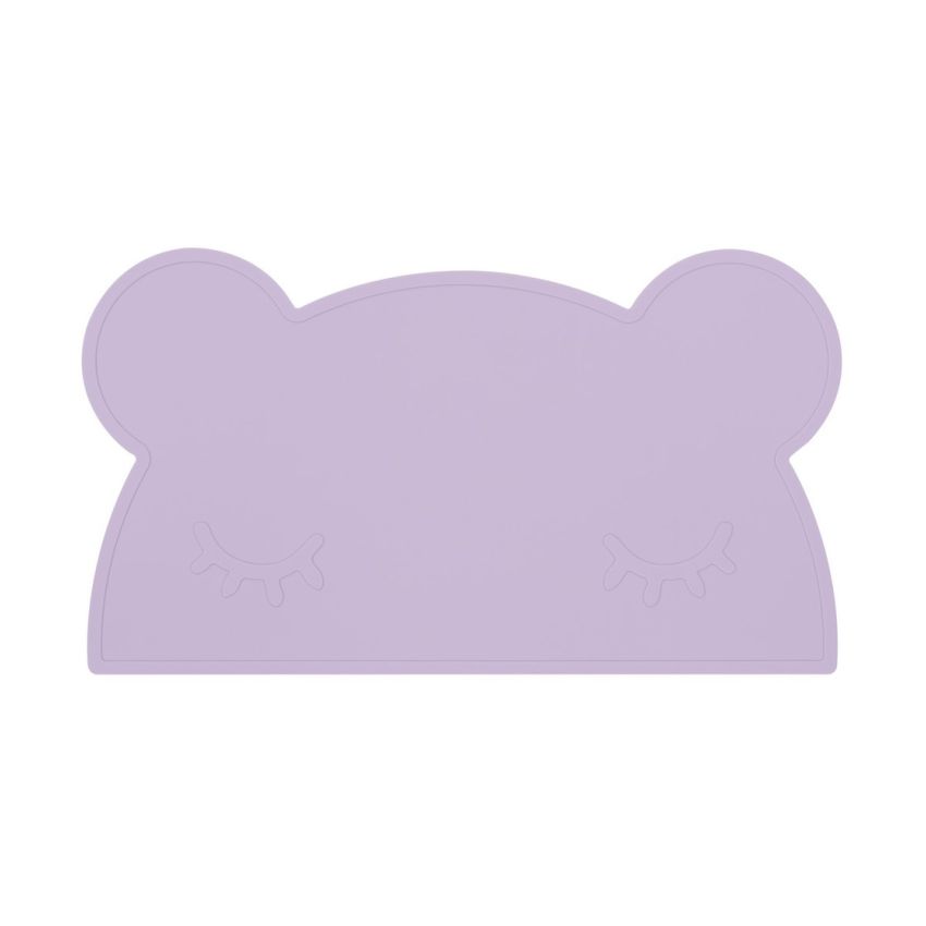 we might be tiny - Silikon Tischset Bär Lilac