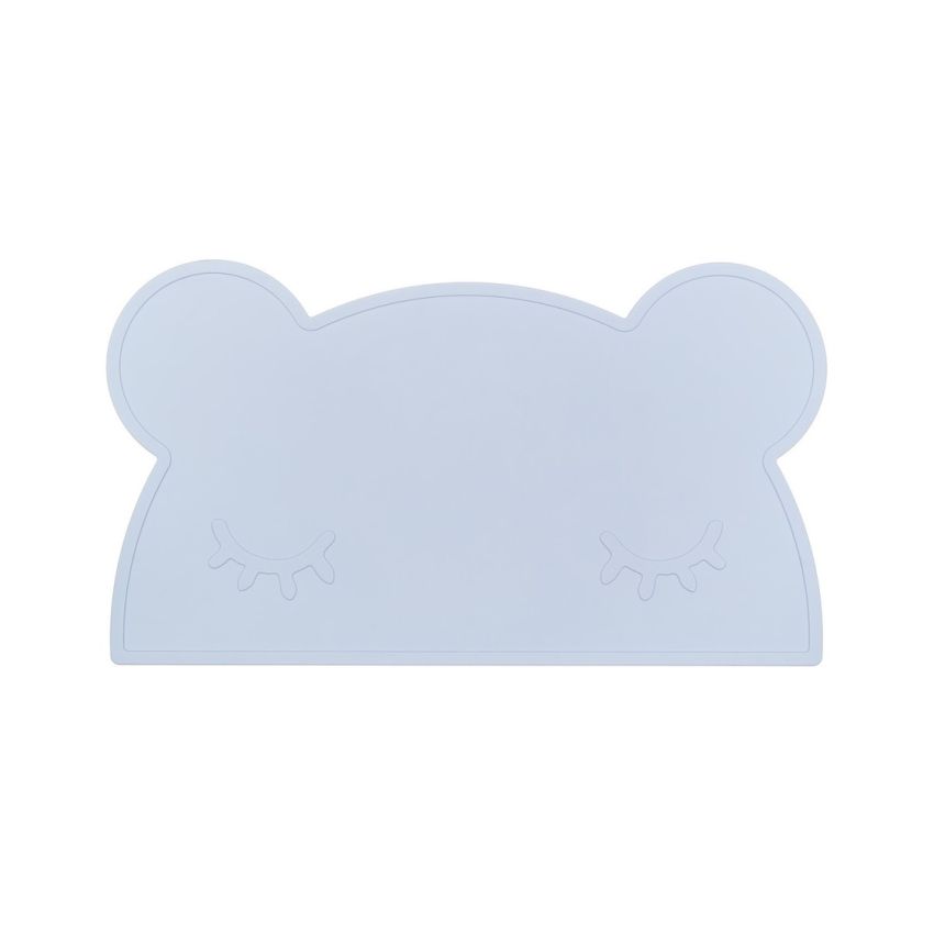 we might be tiny - Silikon Tischset Bär Powder Blue