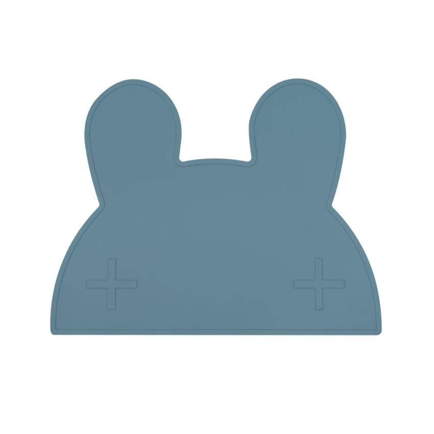 we might be tiny - Silikon Tischset Bunny Blue Dusk