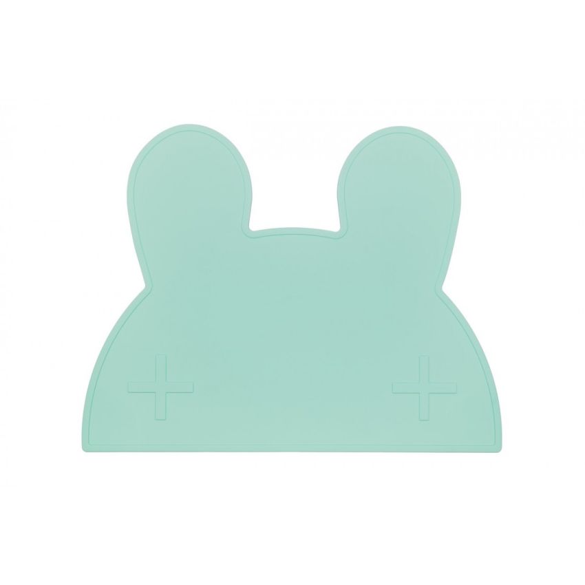 we might be tiny - Silikon Tischset Bunny Mint