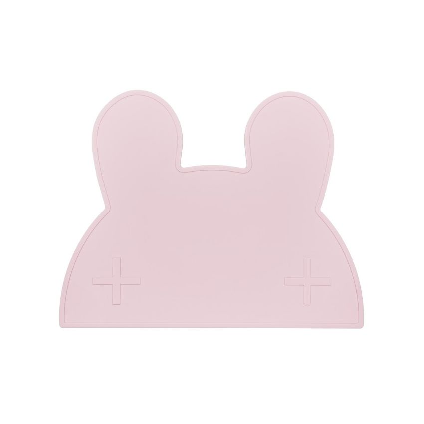 we might be tiny - Silikon Tischset Bunny Powder Pink