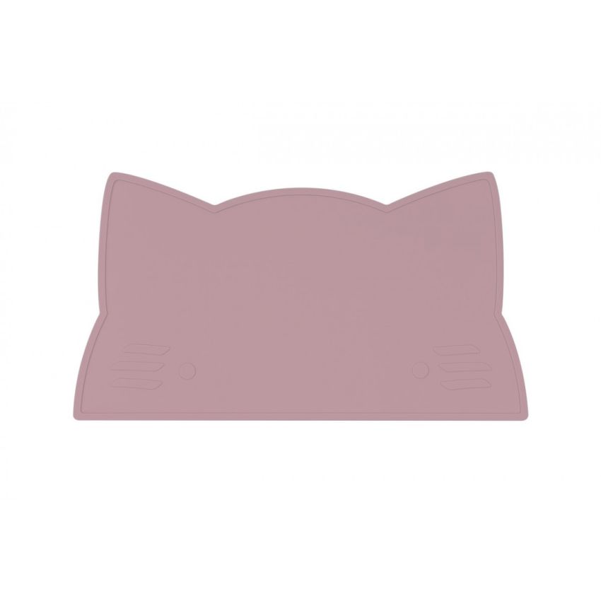 we might be tiny - Silikon Tischset Cat Dusty Rose