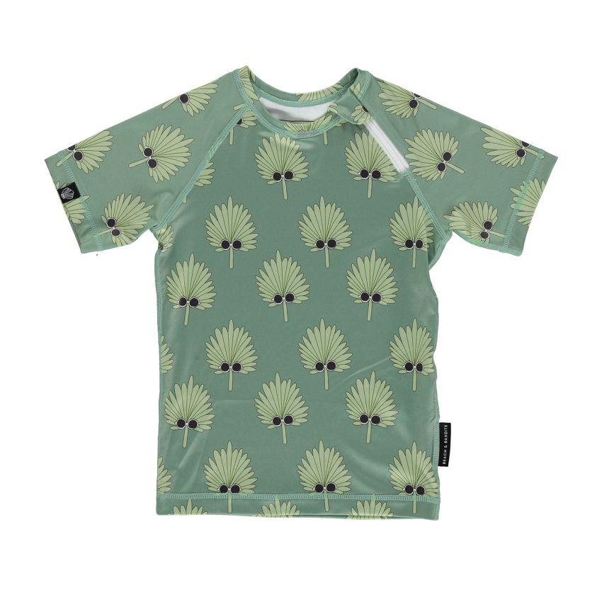 Beach & Bandits - UV Badeshirt Palmwedel Olive