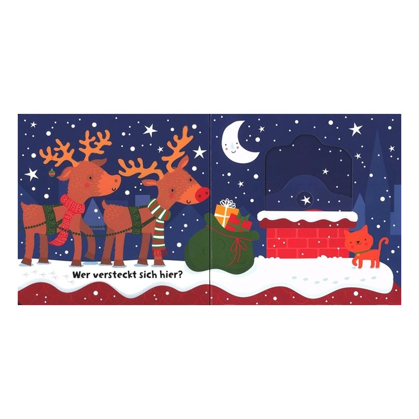 Usborne Verlag - Babys erstes Schiebebuch: Weihnachten