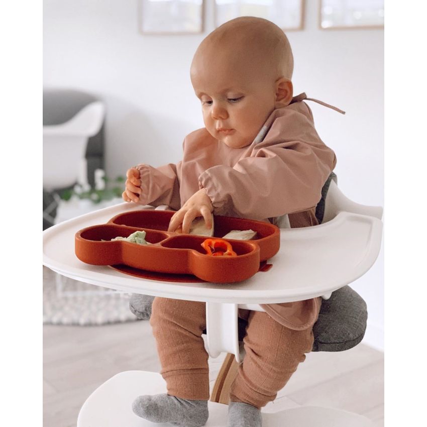 we might be tiny - Stickie Saugnapf Teller Silikon Bär Rust