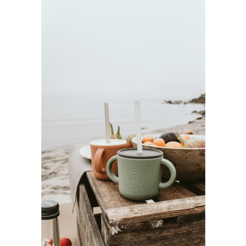 Lille Vilde - 2er Set Trinklerntasse Lilac & Kakao