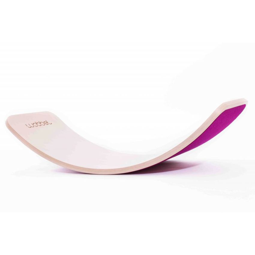 Wobbel - Original transparent Lackierung mit Filz Raspberry