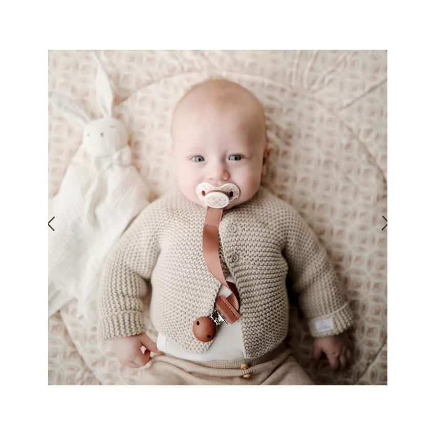 Elodie - Schnuller- Band Wood Collection Burned Clay