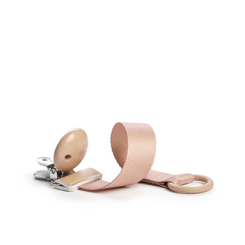 Elodie - Schnuller- Band Wood Collection Blushing Pink