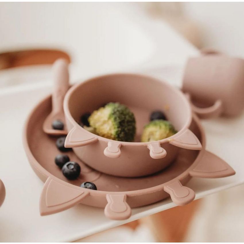 nuuroo - Alex Silikon Schalenset Giraffe Woodrose