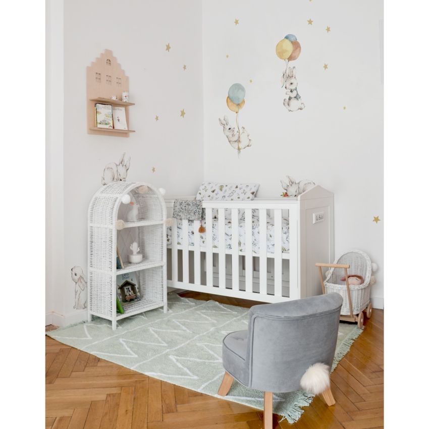 Dekornik - White Happy Rabbits Wonderland Set