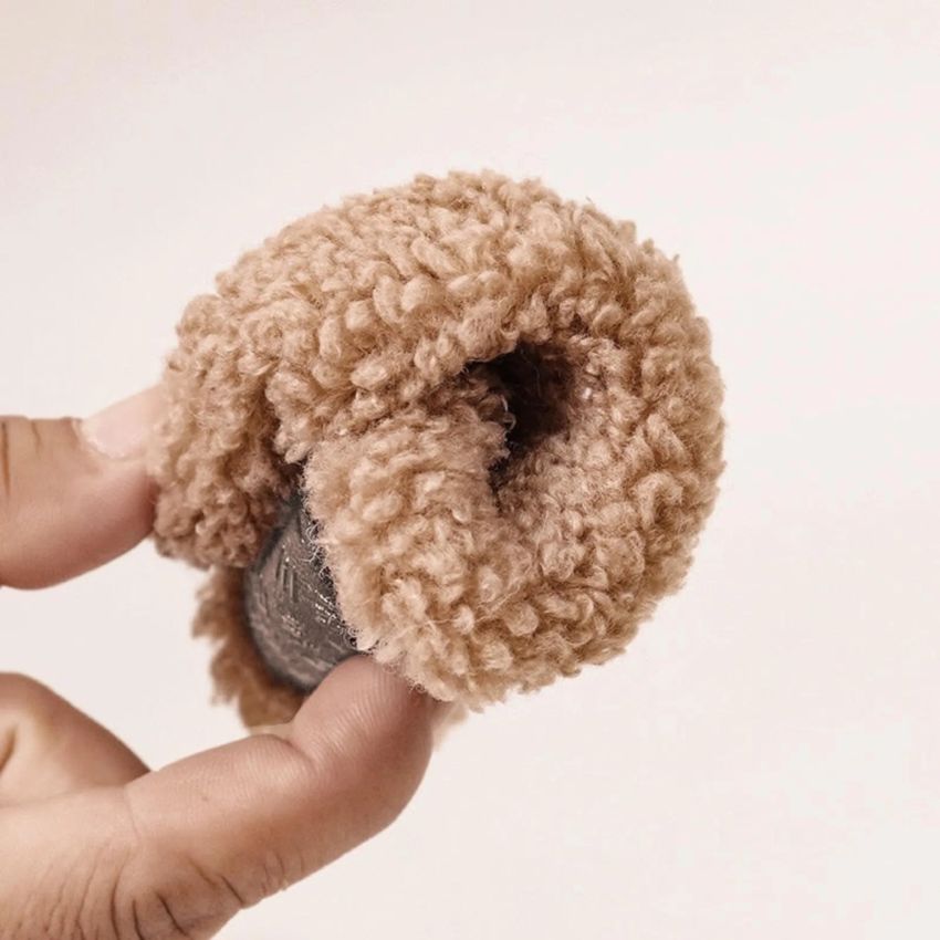 Mrs Ertha - Sloggs Hausschuhe Teddy Ivory