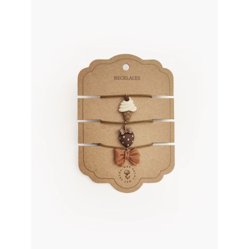 Mrs Ertha - Halskette Icecream Bow Berry