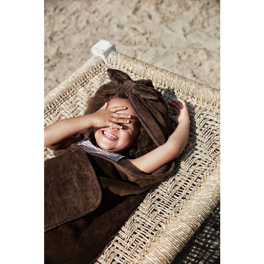 Elodie - Kapuzen Badetuch Chocolate