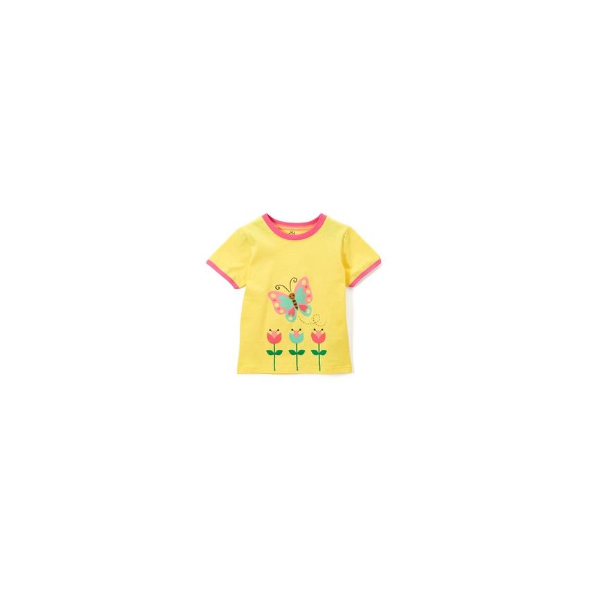 Doodle Pants - Shirt Gelber Schmetterling