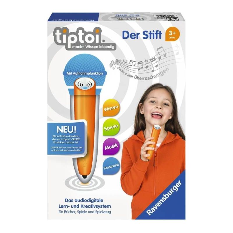 Ravensburger tiptoi® - Der Stift mit Aufnahmefunktion