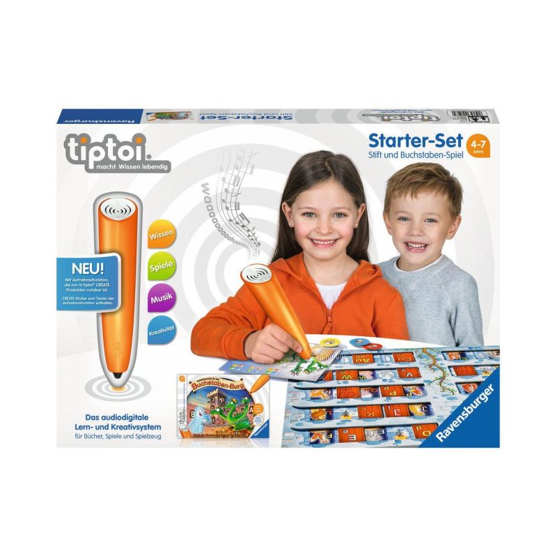 Ravensburger tiptoi® - Starter-Set Buchstabenspiel inkl. Stift