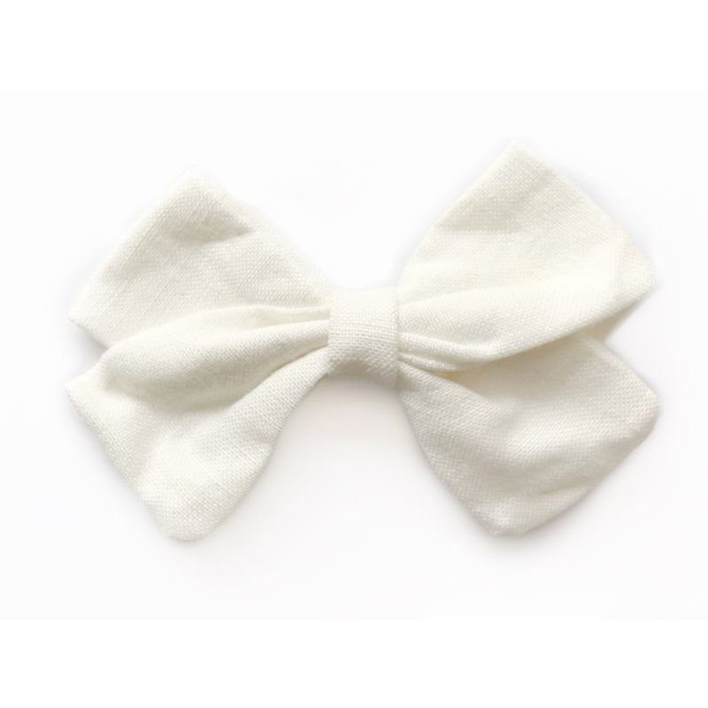 Forever Autumn - Leinen Haarclip White