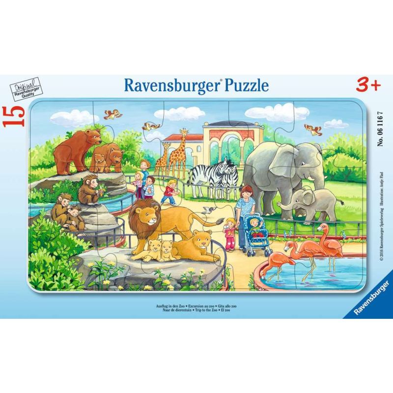Ravensburger - Kinderpuzzle Ausflug in den Zoo