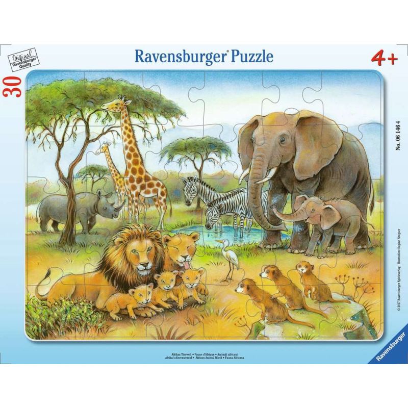 Ravensburger - Kinderpuzzle Afrikas Tierwelt