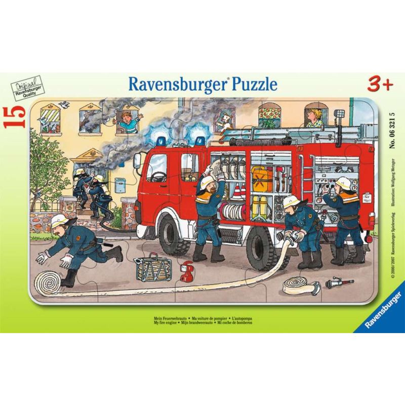 Ravensburger - Kinderpuzzle Mein Feuerwehrauto