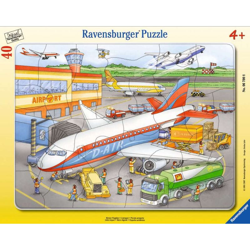 Ravensburger - Kinderpuzzle "Kleiner Flugplatz "