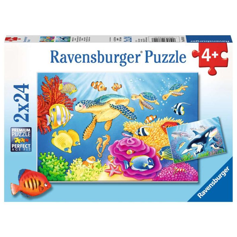 Ravensburger - Kinderpuzzle "Kunterbunte Unterwasserwelt"
