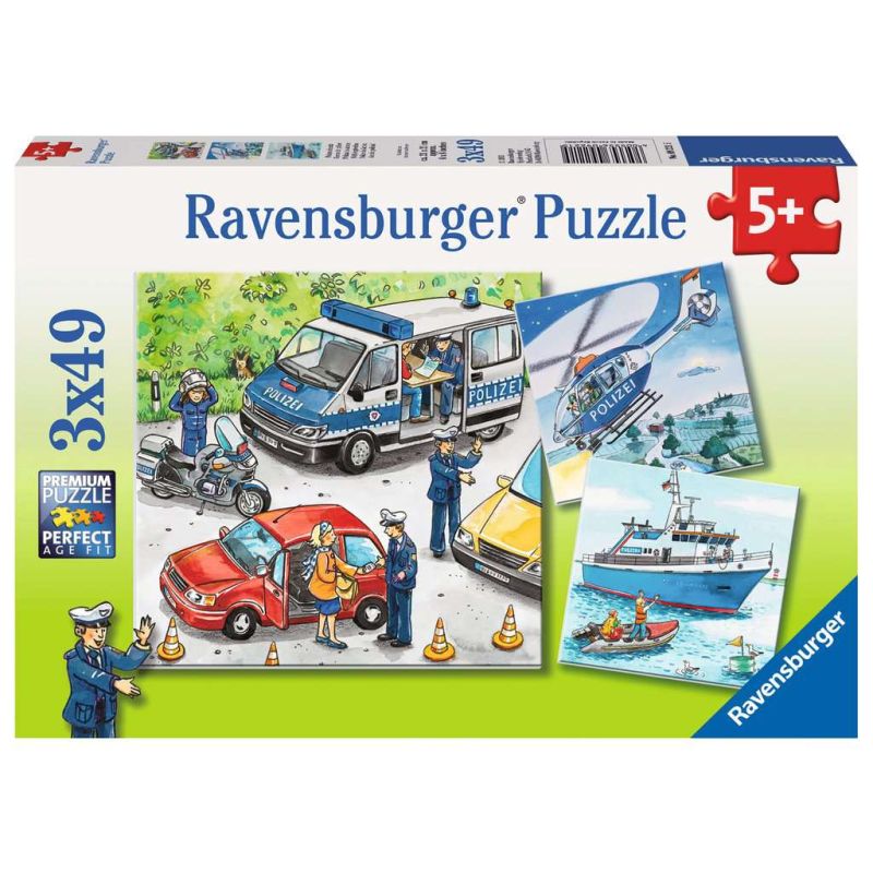 Ravensburger - Kinderpuzzle Polizeieinsatz