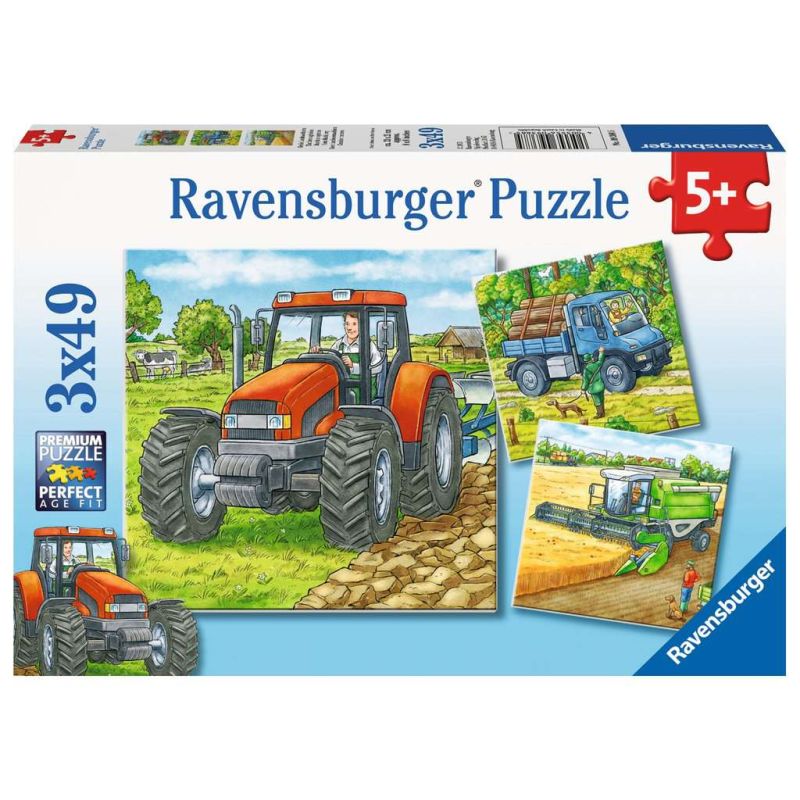 Ravensburger - Kinderpuzzle Große Landmaschinen