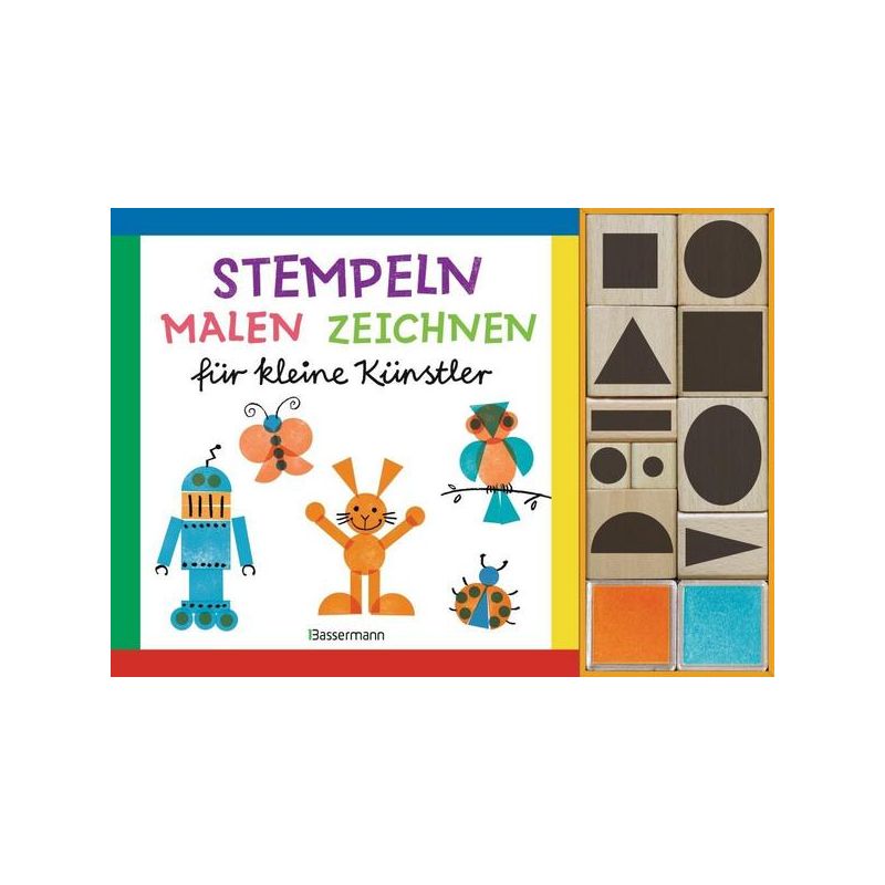 Basserman Verlag - Stempeln, malen, zeichnen für kleine Künstler
