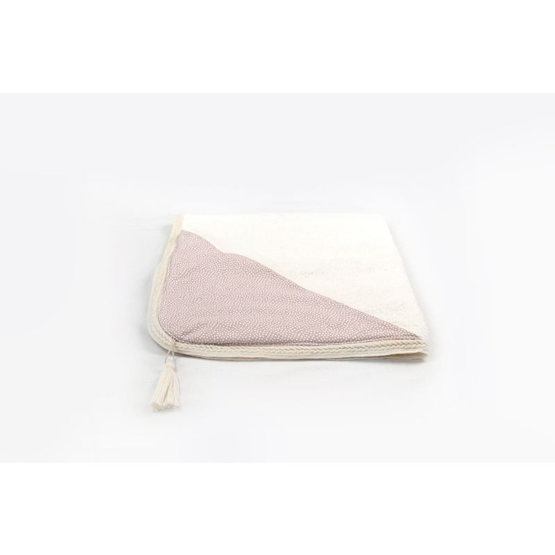 Mrs Ertha - Kapuzen- Badetuch Baby Blush Dots