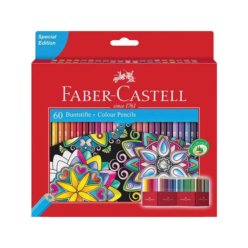 Faber-Castell - Buntstifte Castle 60er Set