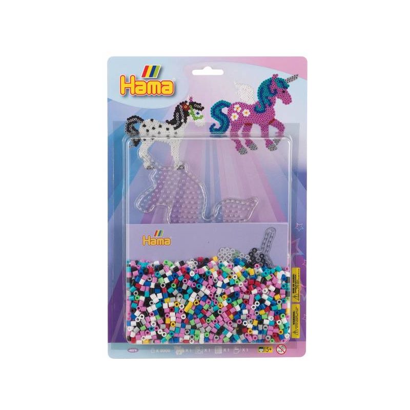 Hama - Bügelperlen Midi Einhorn