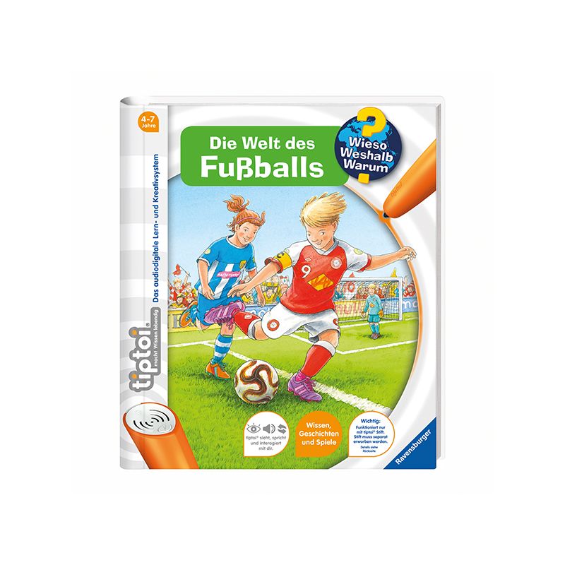 Ravensburger tiptoi® -  Die Welt des Fußballs (ohne Stift)