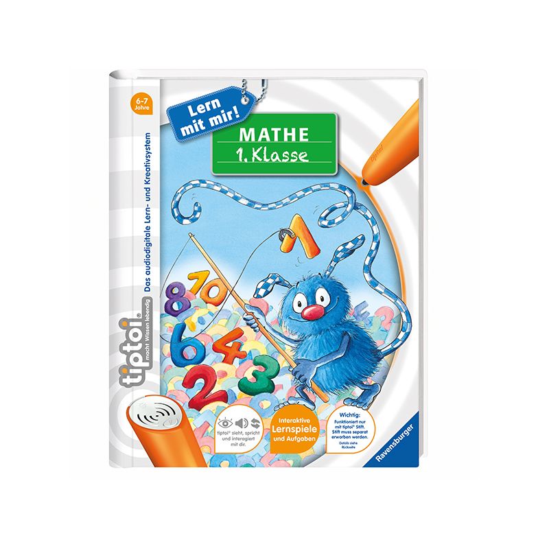 Ravensburger tiptoi® - Mathe 1. Klasse (ohne Stift)
