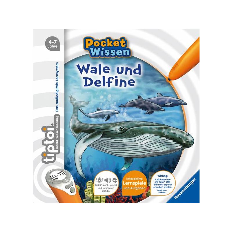 Ravensburger tiptoi® - Pocket Wissen Wale und Delifne
