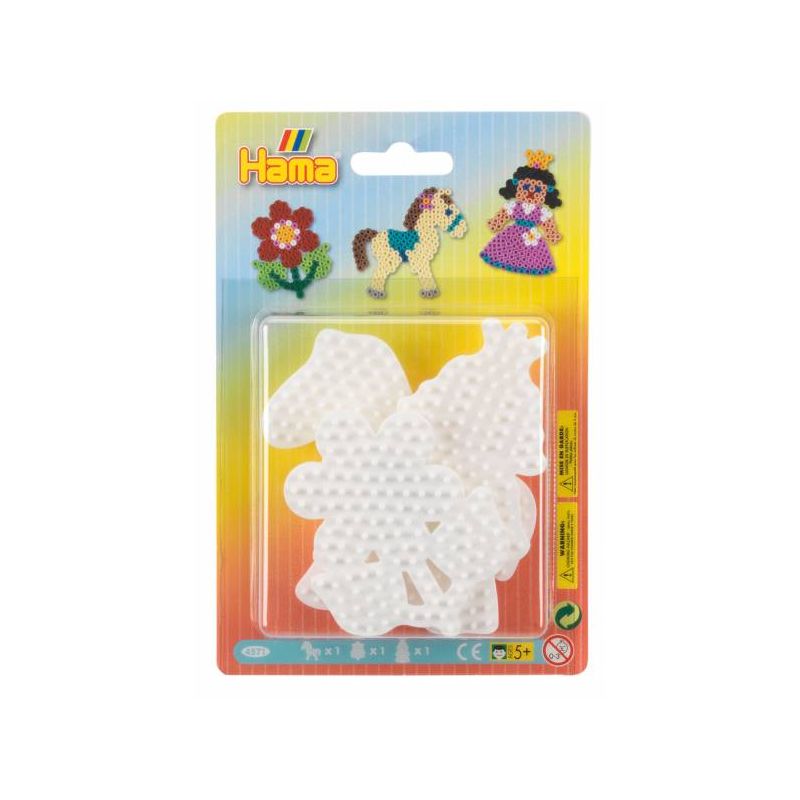 Hama - Stiftplatten 3er-Set, Midi-Bügelperlen