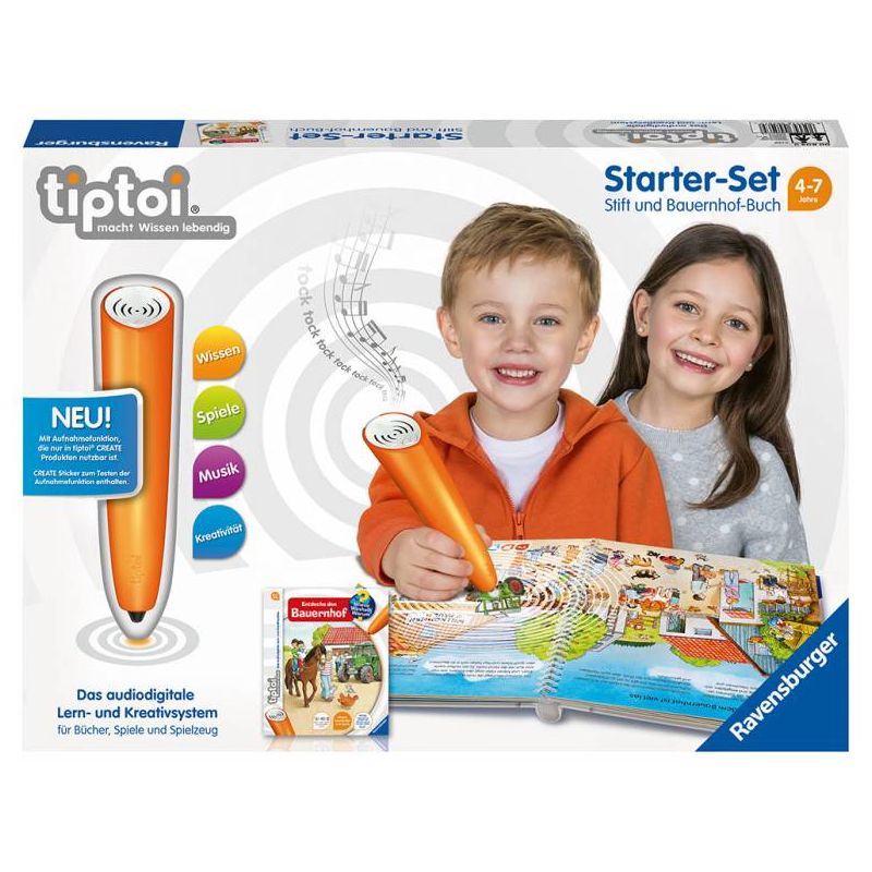 Ravensburger tiptoi® - Starter-Set "Entdecke den Bauernhof" inkl. Stift