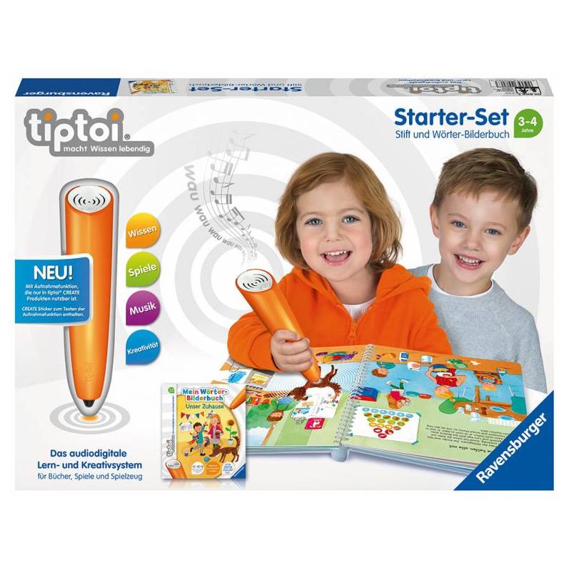 Ravensburger tiptoi® - Starter-Set Wörter-Bilderbuch inkl. Stift