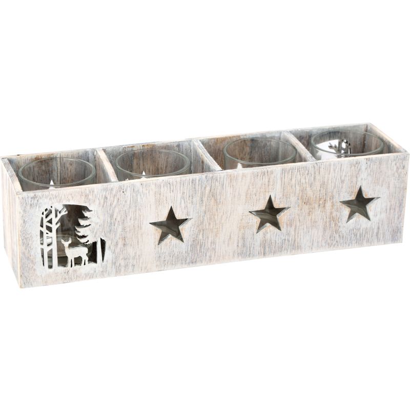 Small Foot - Teelichthalter Shabby Chic