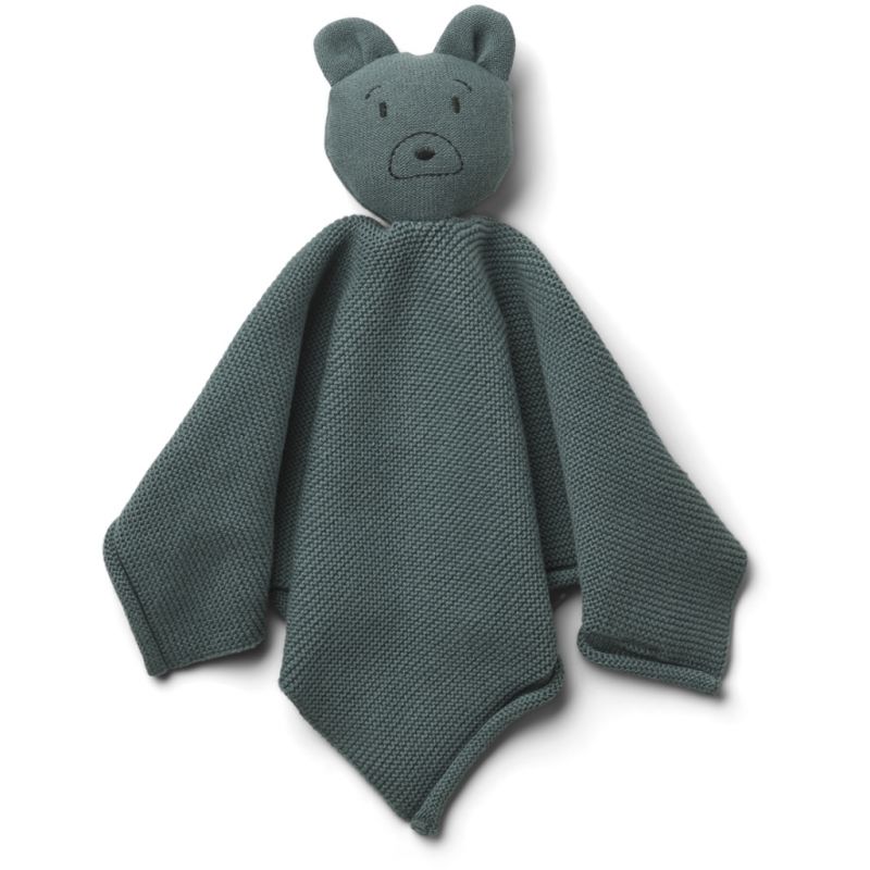 LIEWOOD - Milo Strick- Schmusetuch Mr Bear Whale Blue