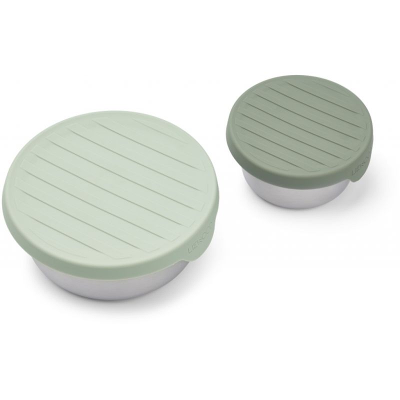 LIEWOOD - Fiby Snackbox Set Mint - Faune Green