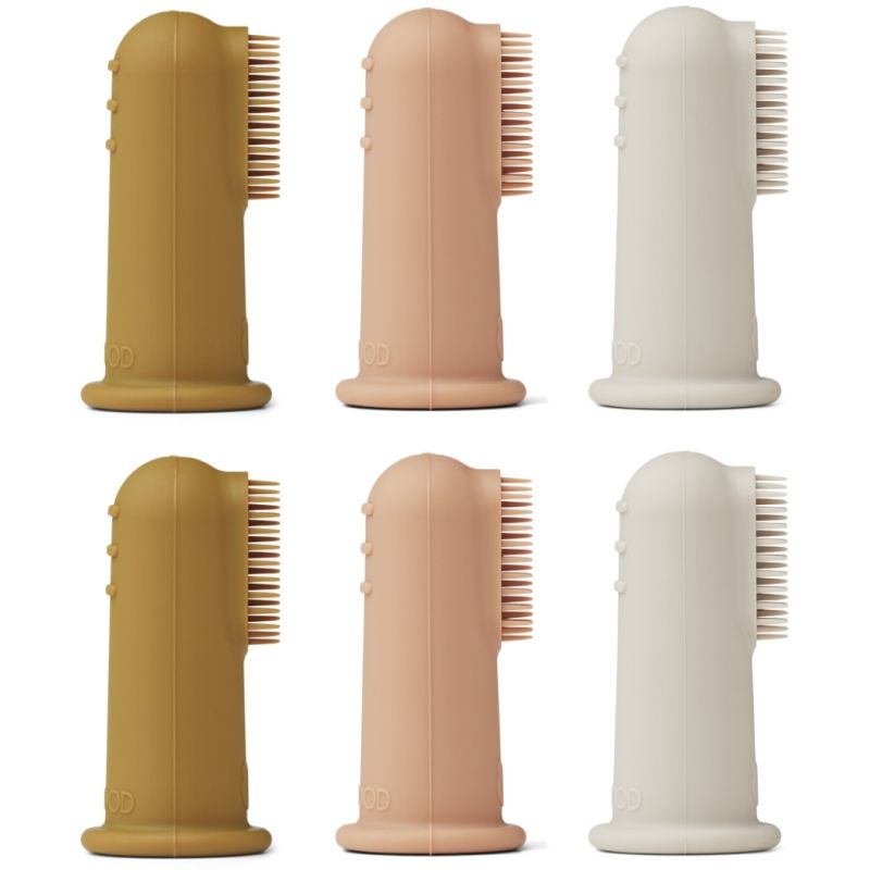 LIEWOOD - Finger Zahnbürste Sandy Mix