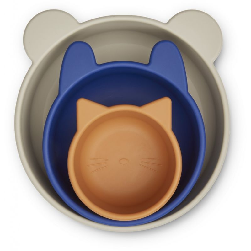 LIEWOOD - Silikon Schalen Set Eddie Mist Mix