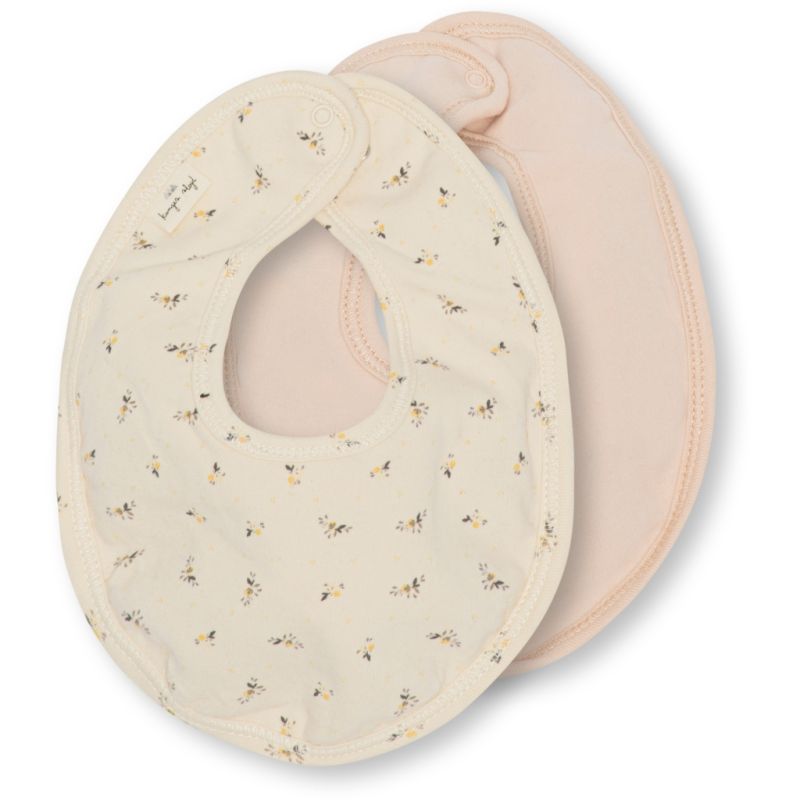 Konges Sløjd - 2er Set Bandana Lätzchen Petals - Smoke