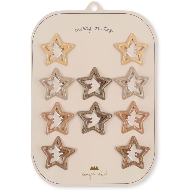 Konges Sløjd - Haarclips Sternchen Glitter Rosa