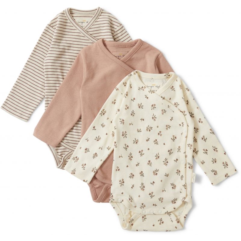 Konges Sløjd - Bodyset Petit Amour / Striped / Blush