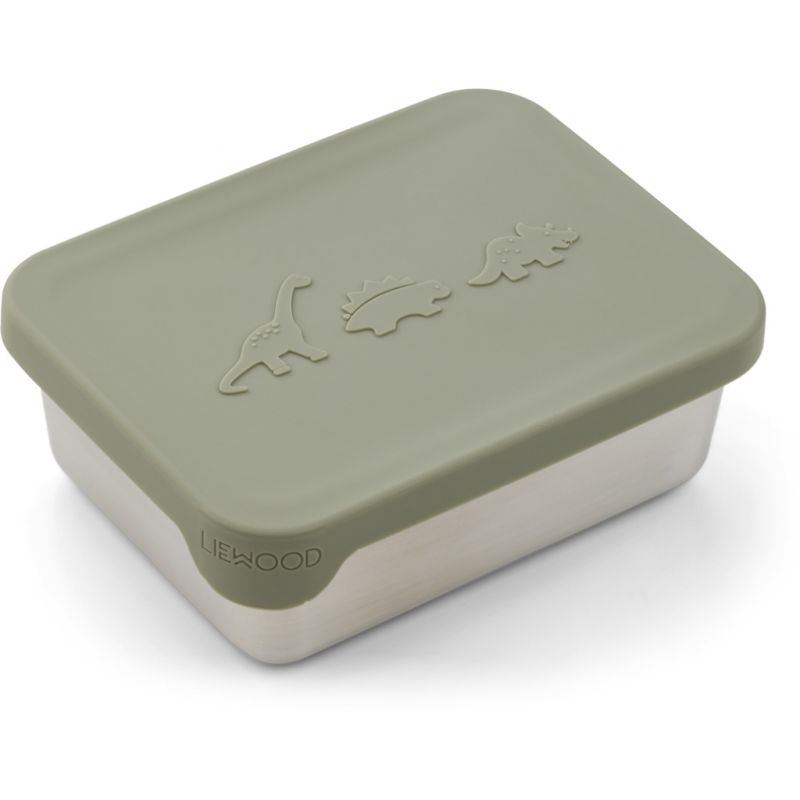 LIEWOOD - Ako Lunchbox Dino Faune Green