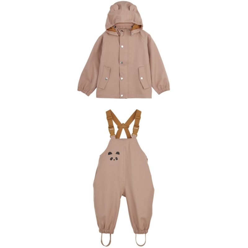 LIEWOOD - Dakota Softshell Regenbekleidungsset Dark Rose